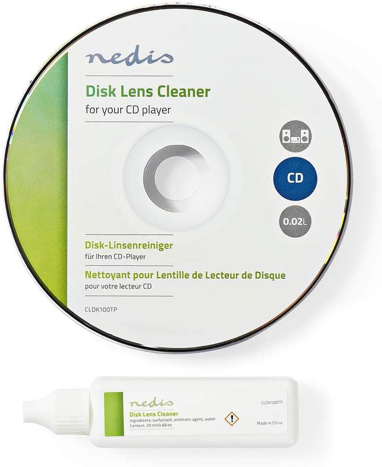 NEDIS nettoyant pour lentilles de CD pour lecteurs de CD, 20