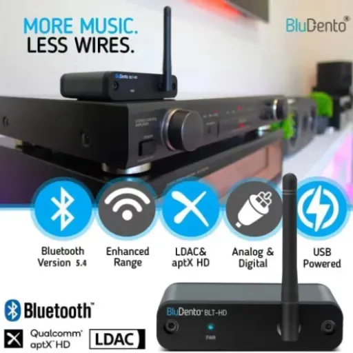 Test BluDento aptX HD BLT-HD : donner une seconde vie Bluetooth à ta chaîne hi-fi