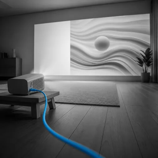 Test TOPTRO TP2 : le mini projecteur Android qui transforme facilement un mur blanc en écran géant