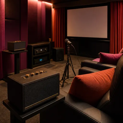 Comment l’enceinte multiroom Marshall révolutionne l’expérience sonore dans les salles de cinéma privées