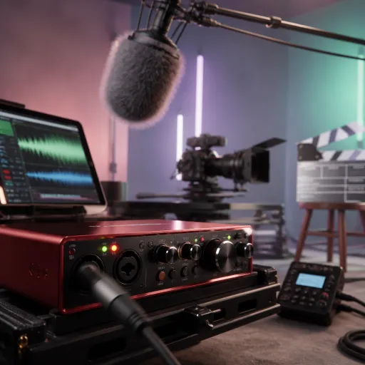 Comment l’interface audio Focusrite révolutionne la production sonore dans l’industrie du cinéma