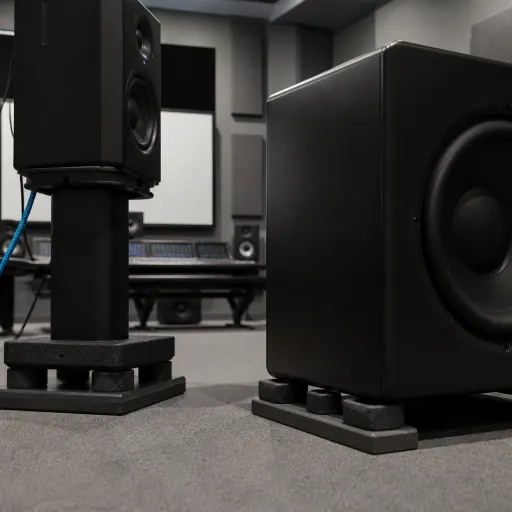Comment les tapis anti vibration IsoAcoustics transforment les studios de cinéma