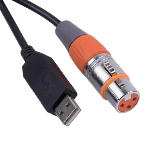 Test câble USB vers DMX FTDI 3 broches : le petit adaptateur qui fait (presque) tout le boulot à ta place
