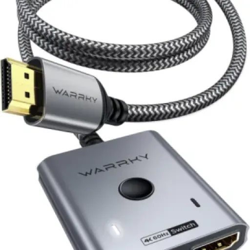 Test WARRKY Switch HDMI 4K 60Hz : un petit boîtier simple qui règle bien le bazar des câbles