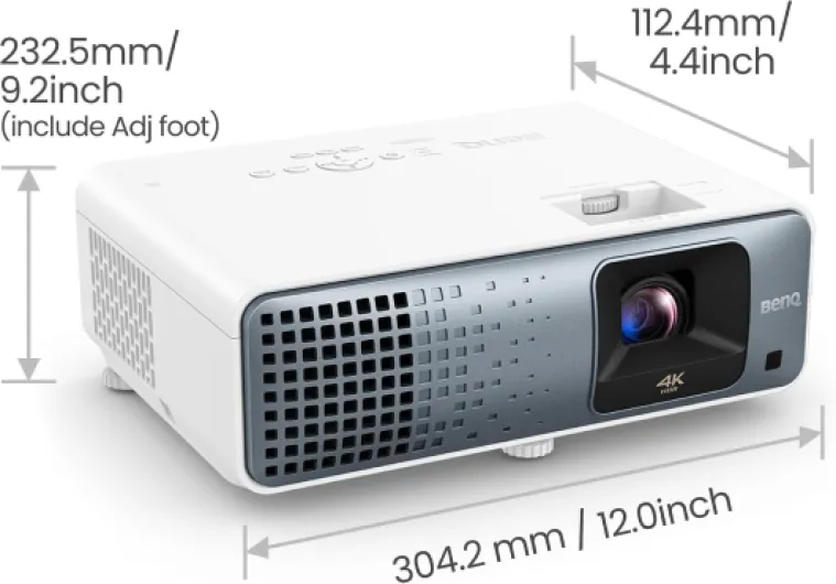 TK710 Vidéoprojecteur Laser Gaming 4K HDR, 3200 LM, Latence 4,2 ms