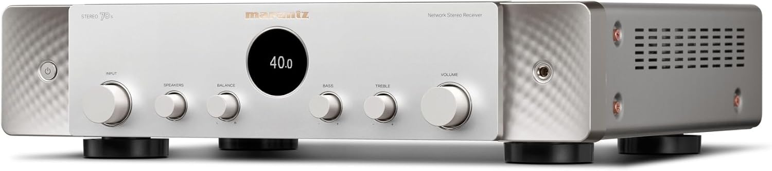 Ampli-Tuner Stereo 70s, Audio et Vidéo, 2.2 Canaux - Argent/Or