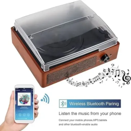 Avis Mersoco M49 Orange : la platine vinyle vintage pas chère qui mise sur le Bluetooth
