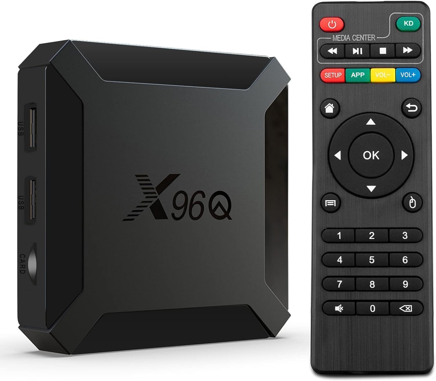 Lecteur Multimédia de Diffusion en continu Android 10.0/Boîte TV 4K avec Quad-Core chipset, 64 Bits WiFi,4K HD,H.265 by puersit