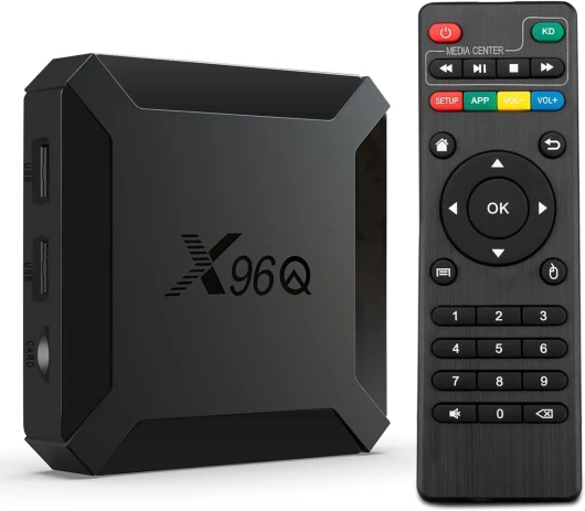 Lecteur Multimédia de Diffusion en continu Android 10.0/Boîte TV 4K avec Quad-Core chipset, 64 Bits WiFi,4K HD,H.265 by puersit