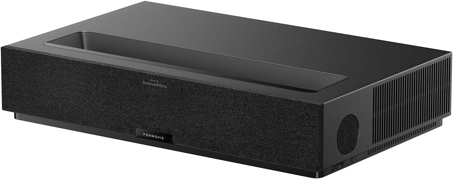 Projecteur Laser Formovie Theater Premium Projecteur à focale Ultra Courte 2200 ISO lumens 4K UHD ALPD Laser TV Adapté à Un Usage Domestique (écran Non Inclus)