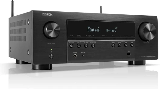AVR-S970H Amplificateur Home Cinéma 7.2 Canaux avec Dolby Atmos, DTS:X, HDMI 8K, Bluetooth, Wi-FI, AirPlay 2, HEOS Multiroom, Compatible Alexa - Noir 7,2 canaux, 185 W AVR-S970H