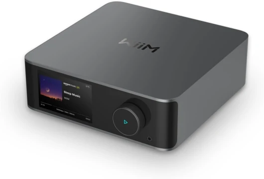Ultra Music Streamer & Préampli Numérique - Écran Tactile de 3,5", Compatible avec Google Cast & Alexa,Diffusion de Spotify, Amazon Music,Tidal - HDMI ARC,Entrée Phon&Sortie Casque - Gris Spatial