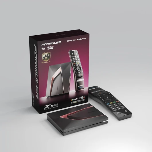 Formuler Z12 Ultra – Lecteur multimédia en Streaming 4K, Android 12, Dolby Vision, Dolby Atmos, HDR10+, Gigabit LAN, WiFi 6E, 4 Go de RAM, 128 Go de ROM, télécommande vocale Bluetooth rétroéclairée