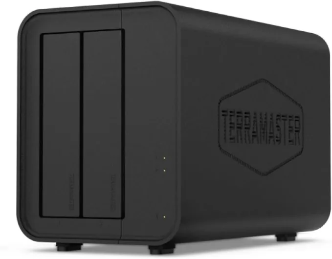 F2-424 NAS Storage 2 Baies - N95 Quad-Core CPU, 8GB DDR5 RAM, 2.5GbE Port x 2, Stockage en Réseau Haute Performance (sans Disque) 4-Core CPU, 8GB RAM, 2Bay, F2-424