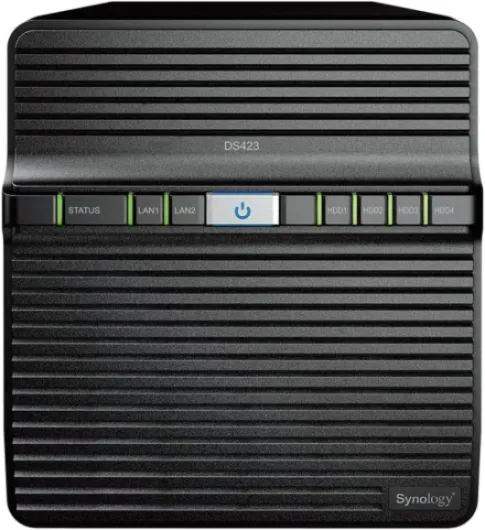 DS423 Solution NAS de Bureau 4 Baies 16 to installée avec 4 disques Western Digital Red Plus de 4 to WD Red Plus 16TB
