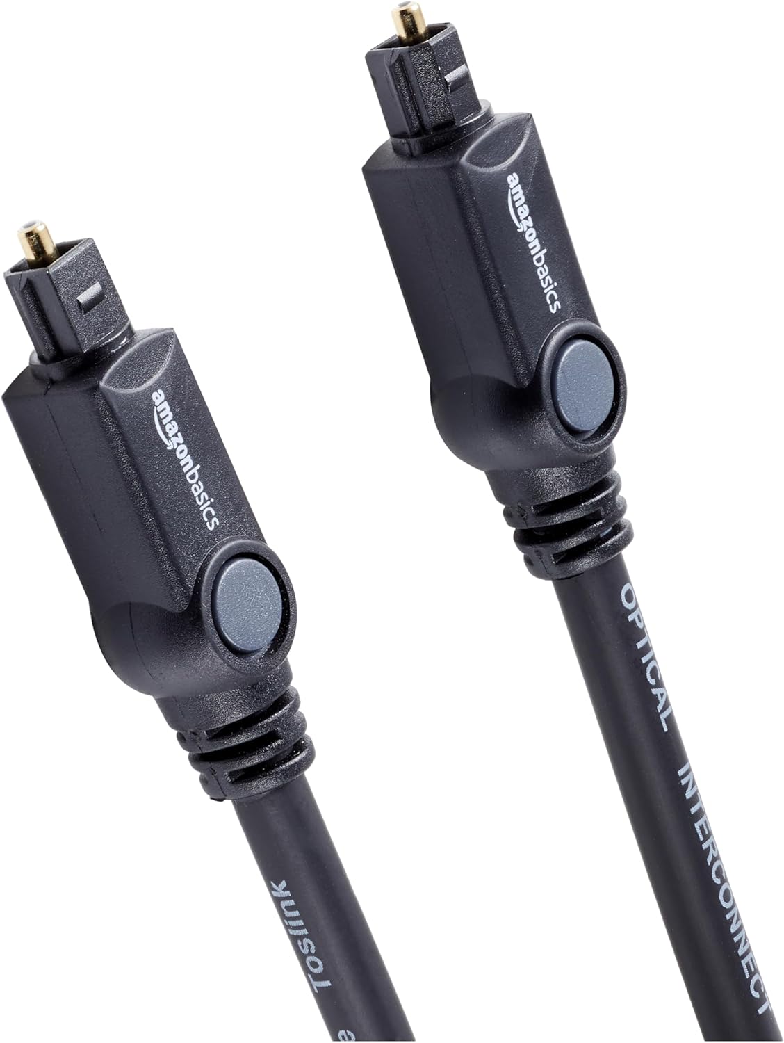 Câble Optique Audio numérique TOSLINK 3 m, Noir 3 m emballage traditionnel
