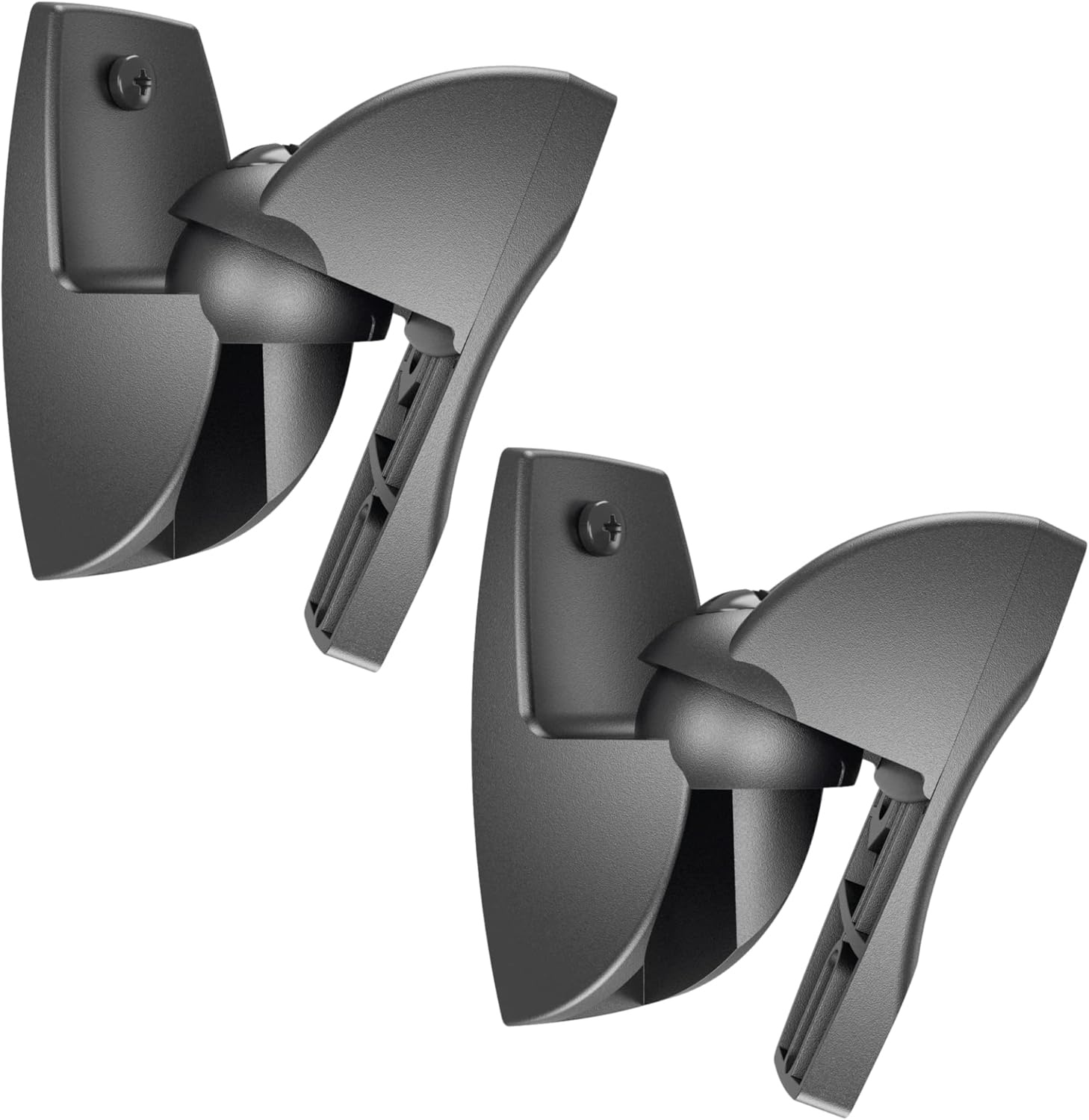 Vogel's VLB 500 Support Mural Universel pour Enceintes (2X) - Orientable jusqu'à 180º - ♲ Emballage écologique - Poids Max - 5 kg - Suport Mural polyéthylène de Haute Gamme - Noir Eco-pack Noir