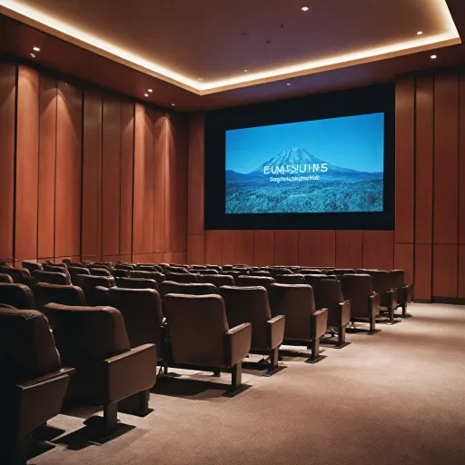 Les innovations dans les supports pour écrans de cinéma