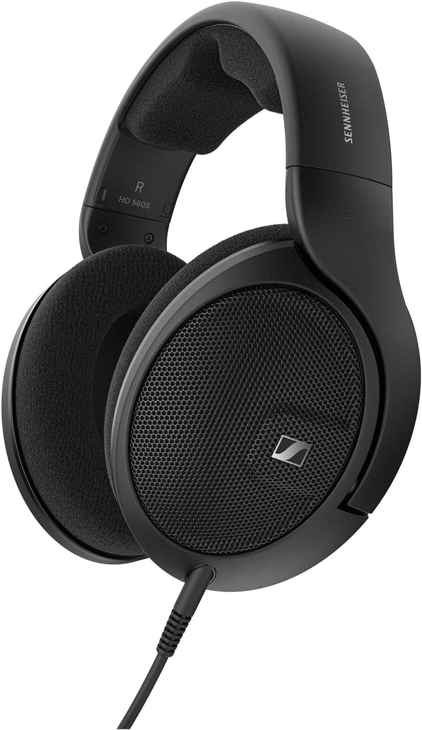 HD 560S, Casque d'écoute ouvert de référence pour les passionnés d'audio, supra-auriculaire, noir