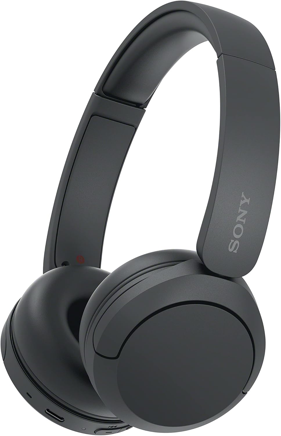 WH-CH520 - Casque Bluetooth sans Fil, Multipoint, Micro intégré - jusqu'à 50 Heures d'autonomie et Charge Rapide - Noir