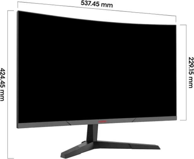 KOORUI 24'' Ecran PC Gamer Incurvé, 180Hz 1ms FHD PC Moniteur Gaming 1500R, Adaptive Sync VESA 100x100mm, Inclinaison réglable, HDMI2.0/DP1.2 VA/FHD/180Hz 24 Pouces
