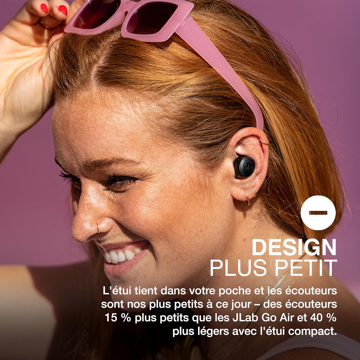 Go Air Pop+ Ecouteurs Bluetooth sans Fil - Écouteurs Intra-Auriculaires avec Micro, 35+ Heures d'Autonomie, Ecouteur et Boîtier de Charge, Oreillette Son Personnalisé EQ3, App, Noir Minuit POP+ Noir Minuit