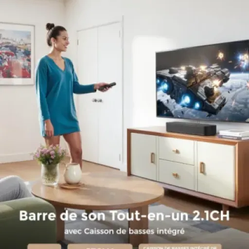 Test ULTIMEA Poseidon M20 Pro : petite barre de son 2.1 qui fait le job pour une TV ou un setup PC