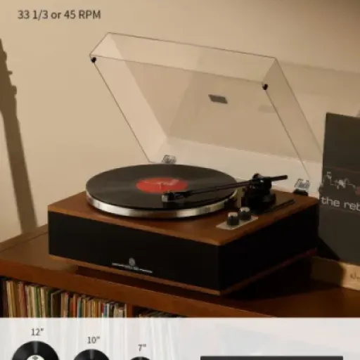 Test ANGELS HORN HP-H019 : la platine vinyle tout-en-un qui fait le job pour un usage tranquille à la maison