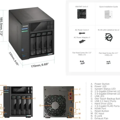 Test Asustor Lockerstor 4 Gen2 AS6704T : un NAS costaud et rapide, mais pas plug and play pour tout le monde