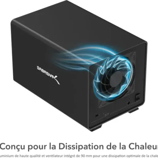 Test Sabrent DS-SC4B : une grosse tour 4 baies pratique, mais pas sans défauts