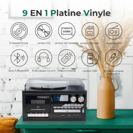 Test MUSITREND T408 : la platine 9-en-1 pratique pour (re)mettre en route tous vos vieux formats