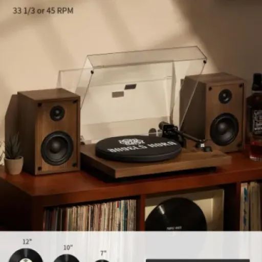 Test ANGELS HORN H0051 : la platine vinyle tout-en-un qui vise les débutants (et un peu plus)