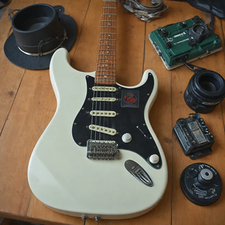 Choisir un pickguard de guitare Stratocaster : enjeux esthétiques, techniques et narratifs pour le cinéma