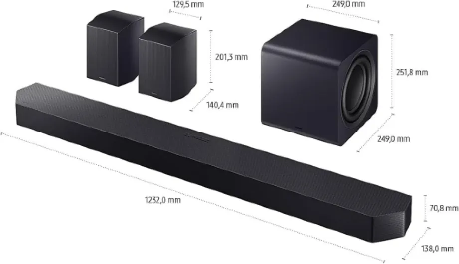 Soundbar Samsung HW-Q990F/ZF 2025 Modèle HW-Q990F/ZF