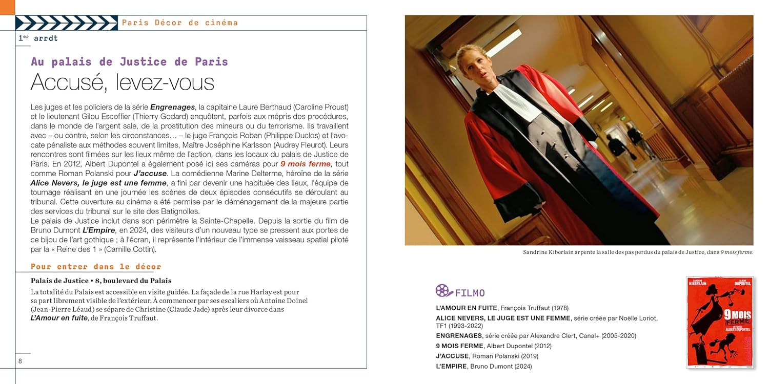 Paris décor de cinéma - FILMS ET SÉRIES CULTES PROMENADES SUR LES LIEUX DE TOURNAGES