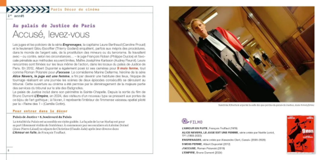 Paris décor de cinéma - FILMS ET SÉRIES CULTES PROMENADES SUR LES LIEUX DE TOURNAGES