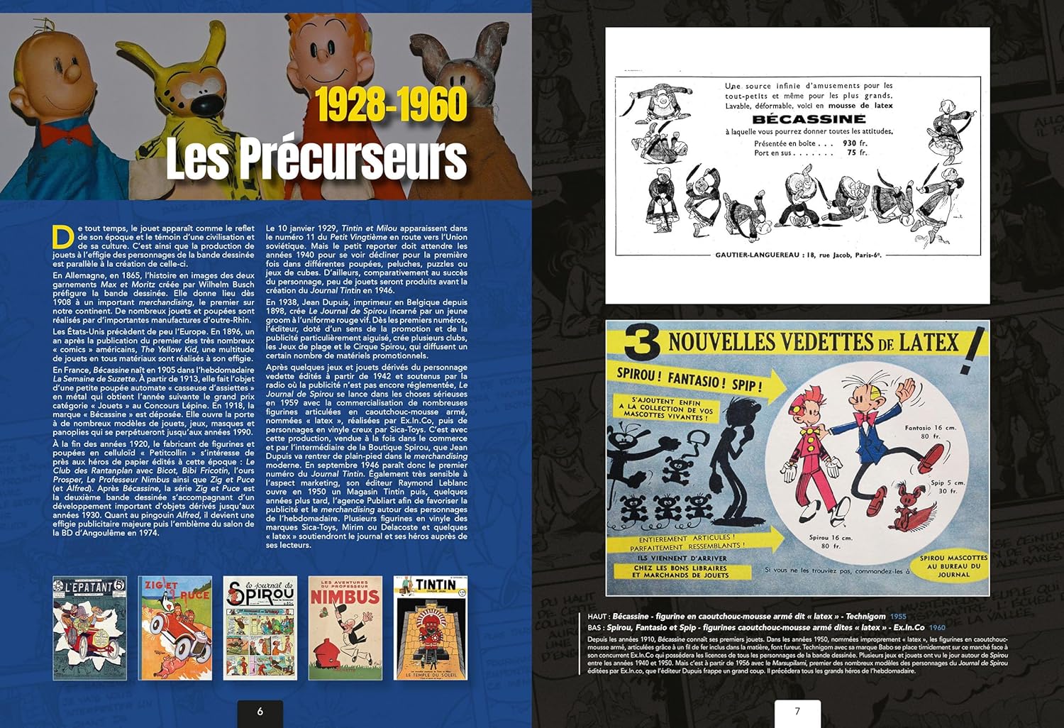 Les publicités des jouets vintage de la BD franco-belge (1928-2024)