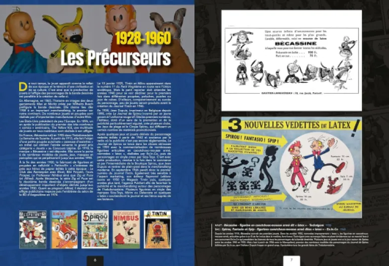 Les publicités des jouets vintage de la BD franco-belge (1928-2024)