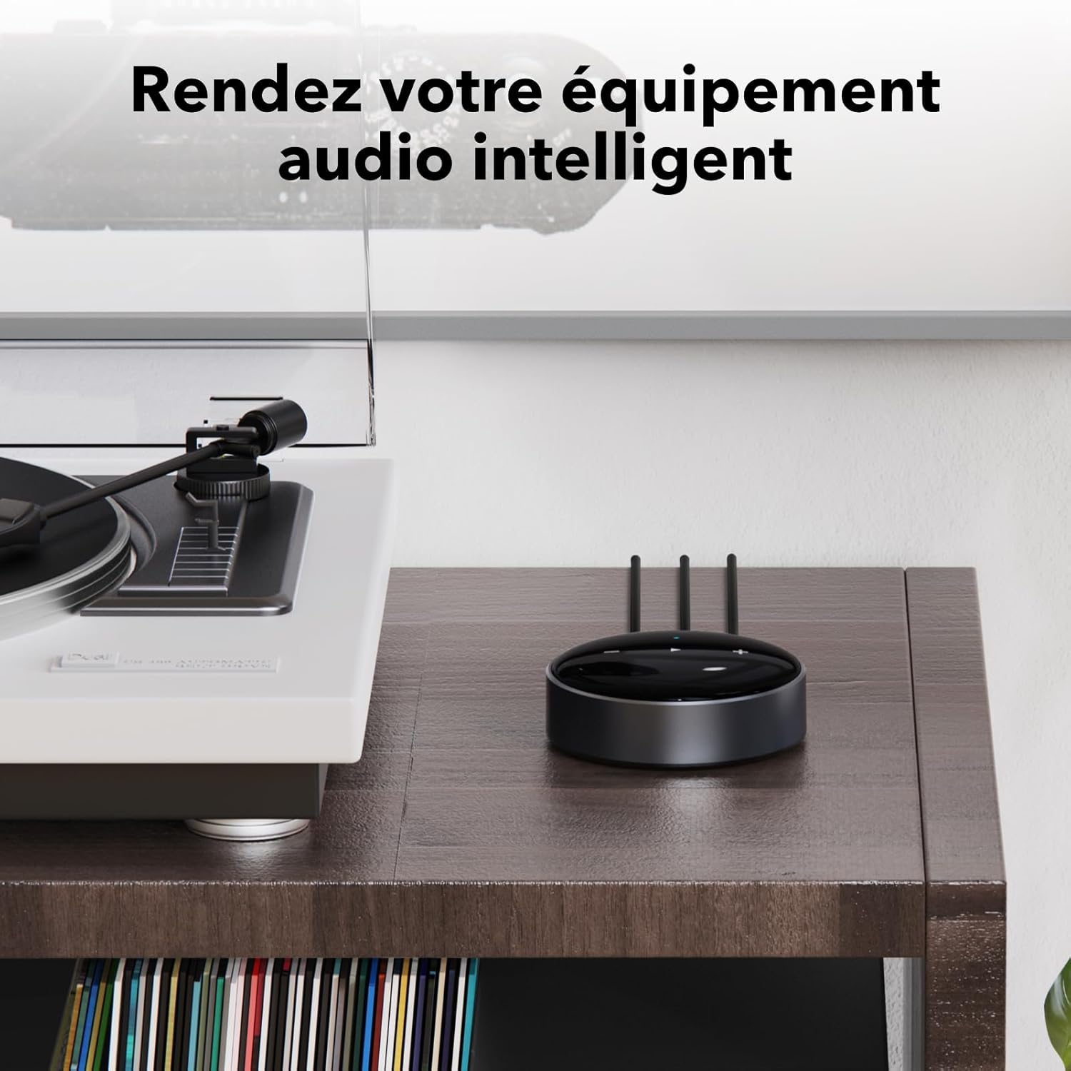 Mini – Lecteur Audio sans Fil AirPlay 2, multiroom stéréo, préamplificateur, Compatible avec Alexa et Siri, diffusez de l’Audio Haute résolution Depuis Amazon Music, Tidal et Plus