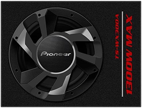 PIONEER TS-WX300A Caisson de Basses Actif, Caisson de Basses Puissant avec Puissance maximale de 300 W, Caisson de Basses de 30 cm dans Un boîtier MDF, Membrane IMPP, Noir