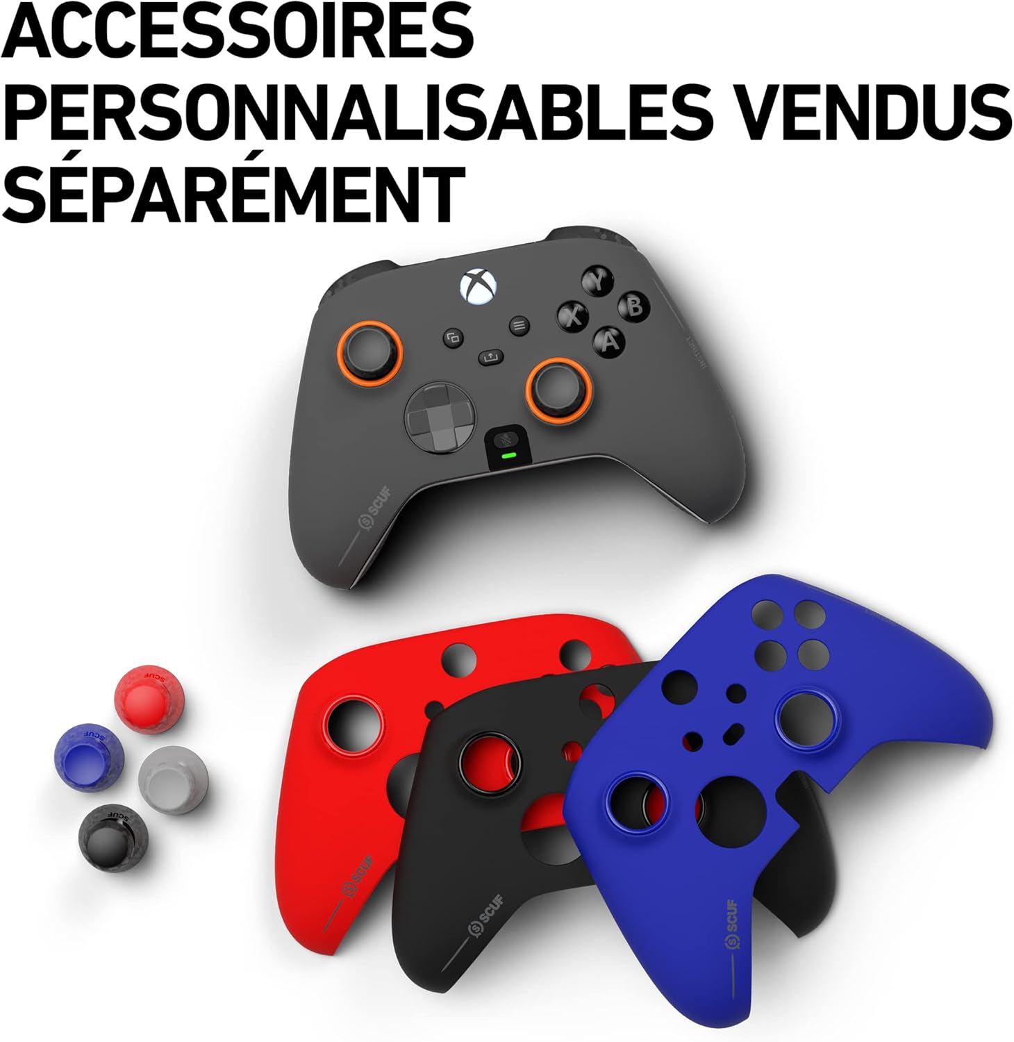 SCUF INSTINCT PRO Manette Sans Fil Haute Performance – Gâchettes Instantanées Ajustables, Joysticks Interchangeables, Trois Profils, Bluetooth – Xbox Series X-S, Xbox One, PC, Mobile – Fracture 2023