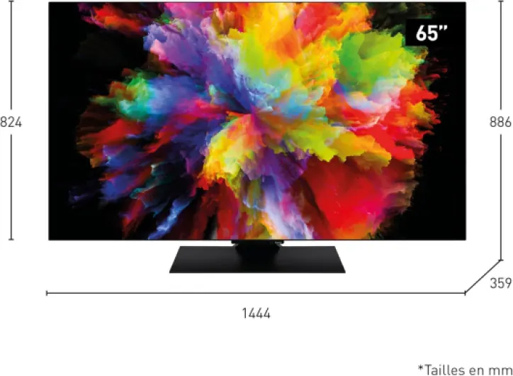 Panasonic TV-65Z80AEZ, Série Z80 65 Pouces 4K Ultra HD OLED Smart TV, 2024, Fire TV, Dolby Vision & Atmos, Mode Jeu Extreme, Controle Vocal Alexa, Airplay, Noir 65" 2024