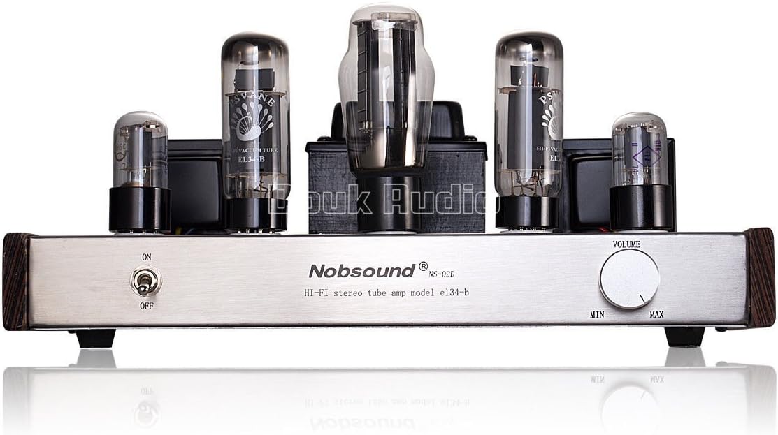 Nobsound ® audio hiFi eL34 valve tube amplificateur 2 canaux stéréo classic single amplificateur enceinte classe a 12Wx2