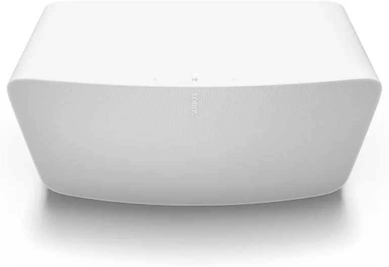 Sonos Five - Enceinte sans Fil - Haut Parleurs HiFi - Son Stéréo - Multiroom - WiFi - Trueplay™ - Qualité Studio - Son Clair et Puissant - Air Play 2 - Interface Tactile - Blanc