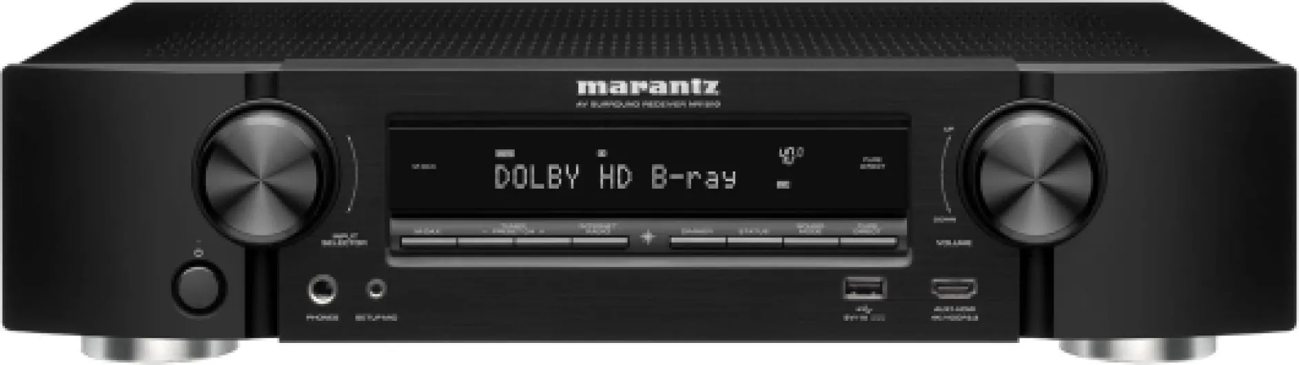 NR1510 Récepteur AV 5.2 canaux, amplificateur HiFi, HEOS Multiroom, Streaming de Musique, AirPlay 2, Bluetooth, Wi-FI, 6 entrées HDMI, Compatible Alexa - Noir