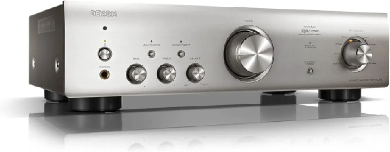 Denon PMA-600NE Amplificateur Intégré 2X 70W, Bluetooth, Entrées Numériques, Phono MM - Argenté