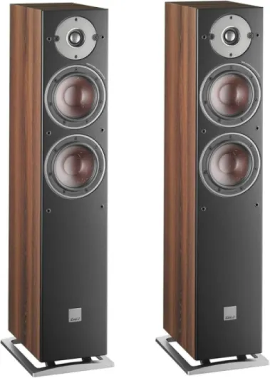 Oberon 5 Noyer Foncé - Enceintes Colonnes (la Paire) Marron foncé