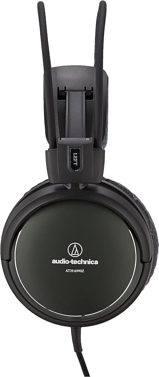 Audio-Technica A990Z Casque Dynamique Fermé Audiophile Haute Résolution Métallique Verte Unique