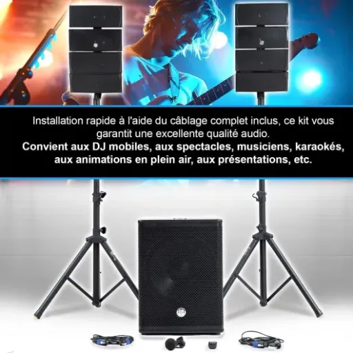 Test Pack Sono DJ 1200W BM Sonic BMS-15-ARRAY-BT : la sono « plug and play » pour soirées sans prise de tête