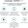 Test StarTech 4POSTRACK25U : le rack 25U costaud et simple pour homelab et petit local IT